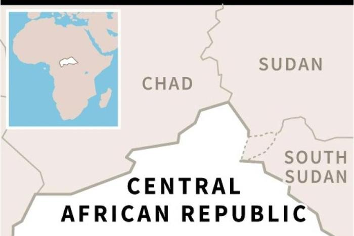 Map of Central African Republic locating Nola, where a 77-year-old nun was murdered, the Vatican said