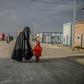 Some 45,000 people who have fled the last Islamic State group sliver of territory are housed in difficult conditions at the Al-Hol camp in northeast Syria