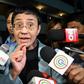 Philippine journalist Maria Ressa managed to speak to reporters at the National Bureau of Investigation after her arrest in Manila Wednesday