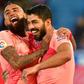 Luis Suarez (right) scored a penalty as Barcelona beat Alaves 2-0 on Tuesday in La Liga