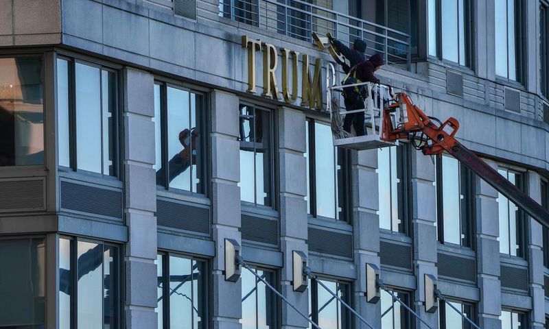 More Trump Names on Buildings Are Coming Down