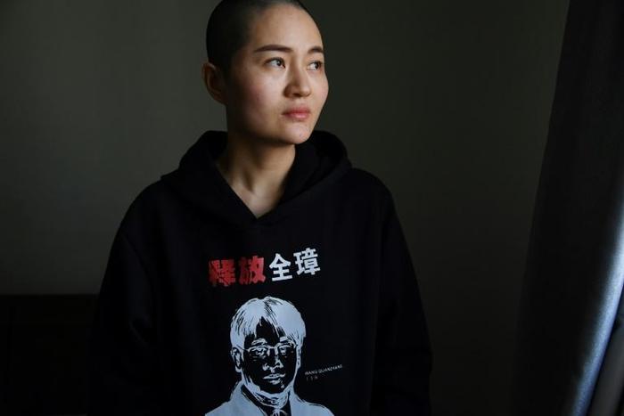 Li Wenzu has not seen her husband Wang Quanzhang since he disappeared nearly four years ago in a sweep aimed at courtroom critics of Communist authorities