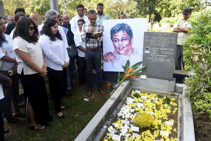 Wickrematunge was stabbed to death by members of a military intelligence unit in January 2009