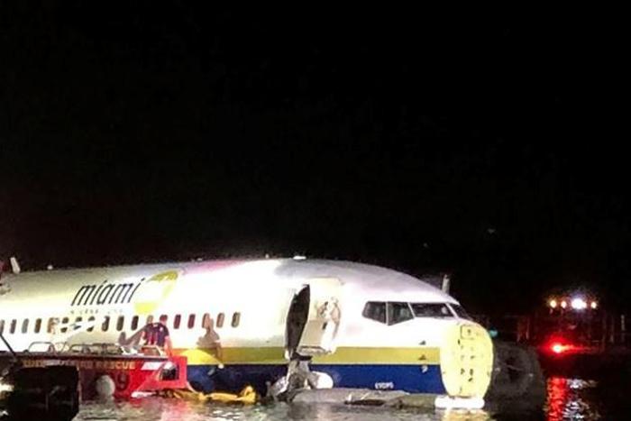 The plane was carrying 143 people including crew from Guantanamo Bay in Cuba