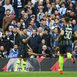 Gabriel Jesus (second right) scored the winner in Manchester City's 1-0 win over Brighton