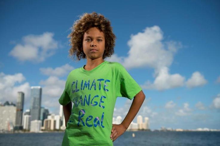 Levi Draheim, an 11-year-old who lives on a barrier island separating the coast of Florida from the Atlantic Ocean, is a plaintiff in a lawsuit against the US government over climate change