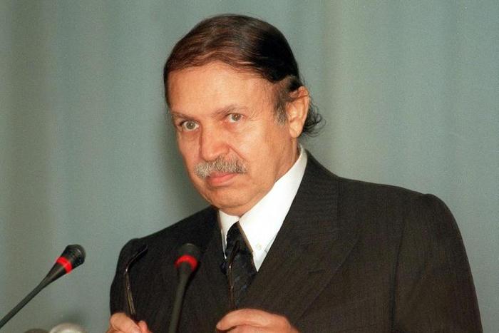 Ex-foreign minister Abdelaziz Bouteflika in February 1999, when he was a presidential candidate