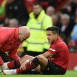 Alexis Sanchez came off injured in Manchester United's win over Southampton at the weekend