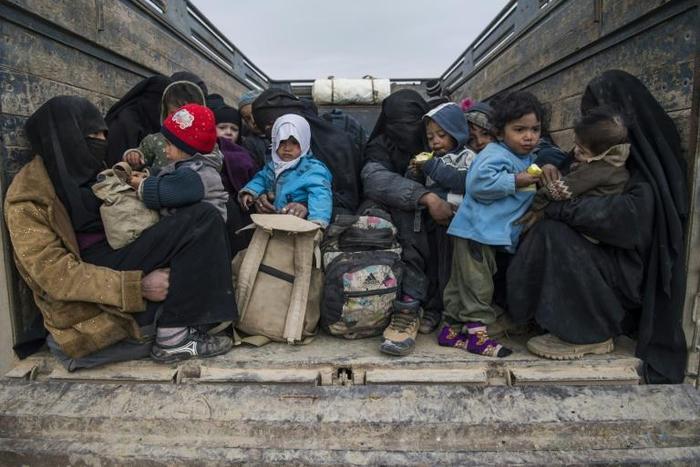 Thousands of people -- mostly women and children related to jihadist fighters -- have streamed out of the Islamic State group's last redoubt in recent weeks, but the flow had largely stopped in recent days with just dozens reported to have left