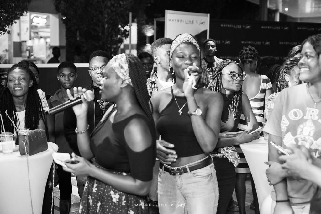 Maybelline and DJ Cuppy's makeup event in Accra