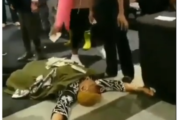Pastor playing dead