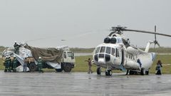 World Food Programme (WFP) helicopters flew in much-needed food supplies to Ibo Island and Quissanga in northern Mozambique
