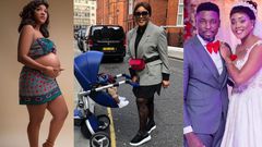 A Plus, Akosua Vee and their daughter