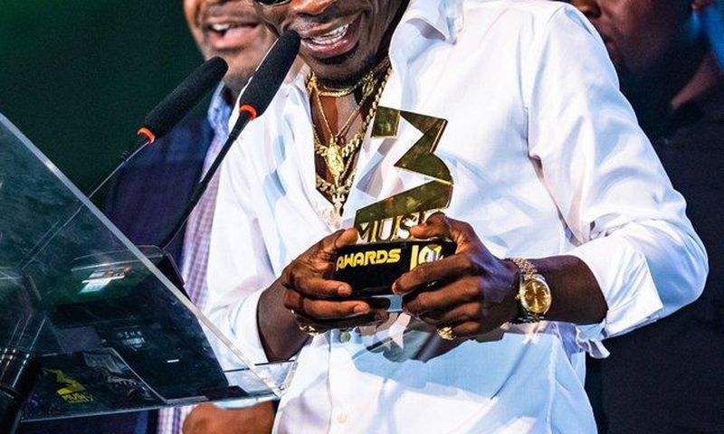 Shatta Wale with his 3Music Awards