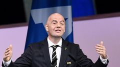 Gianni Infantino was waved in unopposed for a second term as FIFA president in Paris on Wednesday
