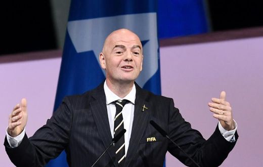Gianni Infantino was waved in unopposed for a second term as FIFA president in Paris on Wednesday