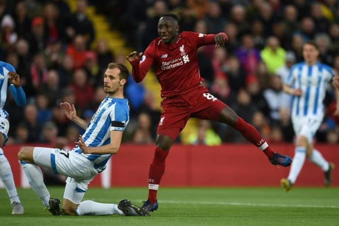 Liverpool's Naby Keita scored their fastest ever Premier League goal after 15 seconds