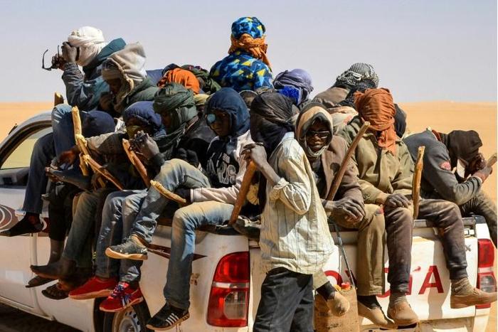 Death from thirst or heat is a major peril for migrants seeking to cross the Sahara to reach Libya