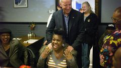 Biden's Tactile Style Finds Cold Shoulders in the Era of #MeToo