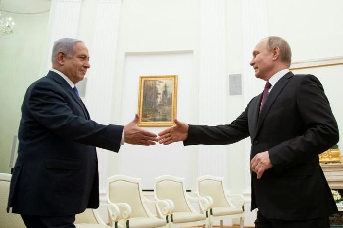 Netanyahu is visiting Putin five days before he is to seek a fifth term in office in a difficult election