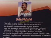 Fella Makafui's citation of honour