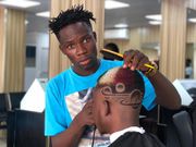 Celebrity Barber at work