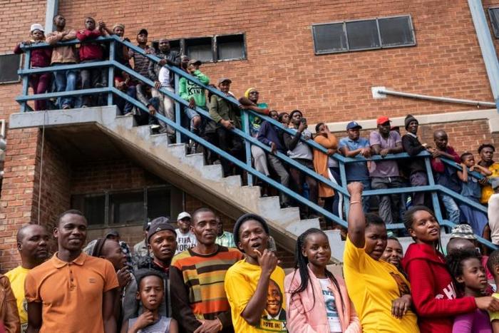 The African National Congress holds 249 or 62 percent of the 400 seats in the national parliament, its lowest showing in five successive elections