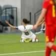 Carli Lloyd of the USA scored two in the 6-0 demolition of Belgium