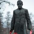 The statue of Father Henryk Jankowski in Gdansk had already been vandalised in December after the publication of fresh child abuse allegations against him
