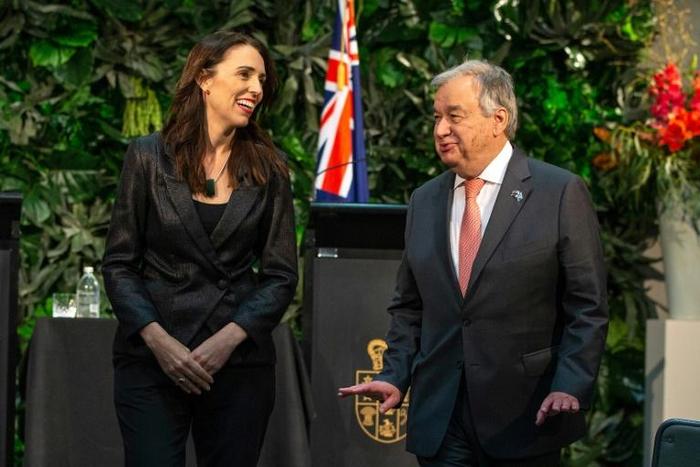 United Nations Secretary-General Antonio Guterres said international political resolve was fading and it was the small island nations that were "really in the front line" and would suffer most