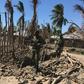 Aftermath of an attack on the village of Naunde, northern Mozambique, last June. Dozens of people in the region have been killed since a mysterious jihadist group launched an insurgency in October 2017.