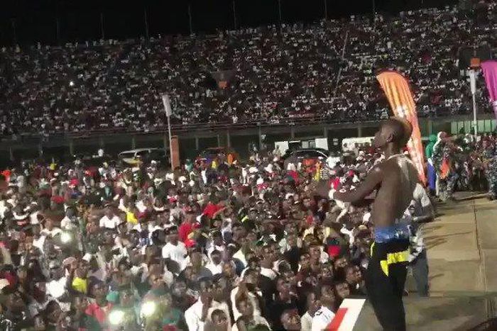 Patapaa At A Concert In Sierra Leone