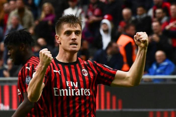 AC Milan's Krzysztof Piatek ended his five-match drought with his 22nd league goal this season