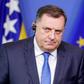 Chairman of the Presidency of Bosnia and Herzegovina Milorad Dodik, pictured in March, accuses the country's Muslim community and the wider world of propagating a "myth" in viewing the 1995 killings in Srebrenica as genocide