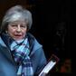 Britain's Prime Minister Theresa May leaves 10 Downing street in central London on January 30, 2019