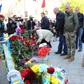 Thousands of mourners flocked to the trade union building to lay flowers and light candles in memory of the victims