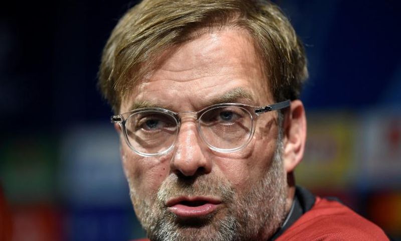 Jurgen Klopp at the Camp Nou Camp
