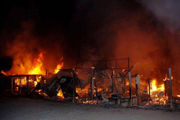 Fire razes118 shops in Kabong Market, Jos