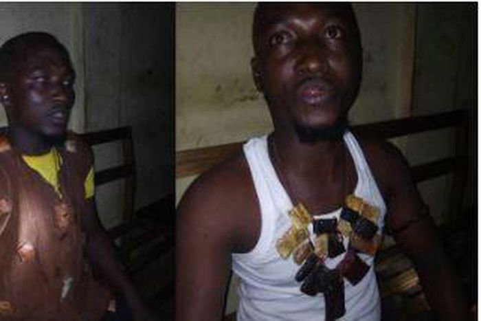 Two of the suspects in custody