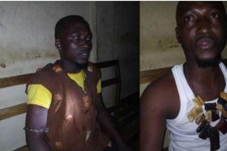 Two of the suspects in custody