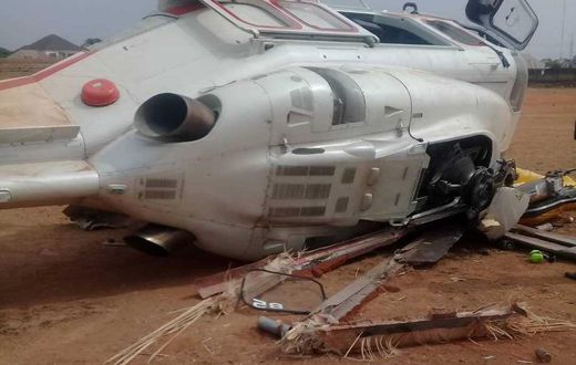 Vice-President Osinbajo's chopper crash-lands in Kogi