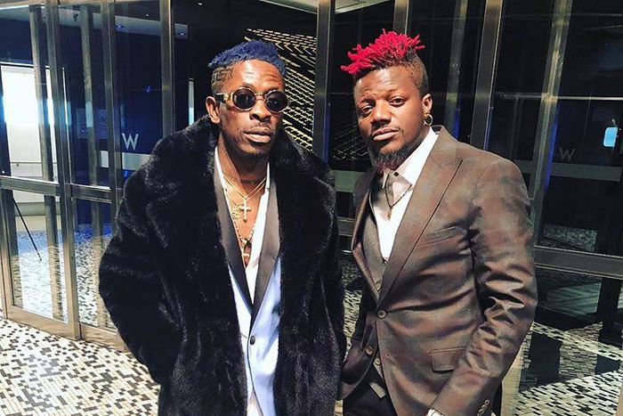 Shatta Wale with Pope Skinny