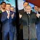 Russian President Vladimir Putin speaks at a concert for the fifth anniversary of Russia's annexation of Crimea, Simferopol, March 18, 2019. EU states Estonia and Poland said they blocked a Russian training ship from their waters because some on board ...