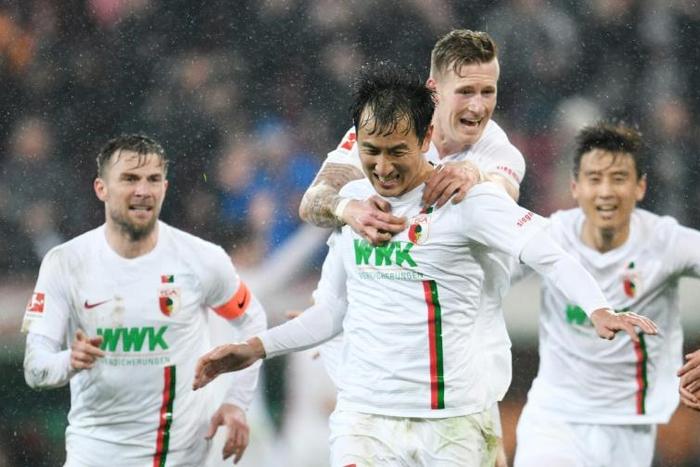 Dong-won Ji scored twice against former club Borussia Dortmund in March