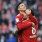James Rodriguez and Javi Martinez celebrate the goal that took them level on points with Borussia Dortmund