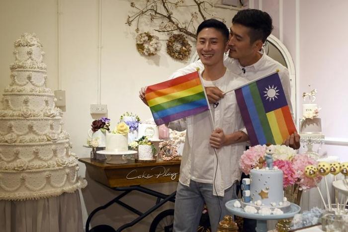 Couple Shane Lin and Marc Yuan are expectedly waiting for Asia's first gay marriage law to pass and planning to register for their own wedding at the end of May -- if the government's bill passes