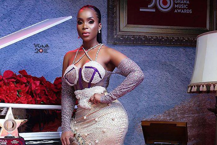 Ghanaian actress, Benedicta Gafah's gorgeous look on the red carpet