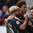 Back on top: Sergio Aguero (left) scored the only goal in Manchester City's 1-0 win at Burnley