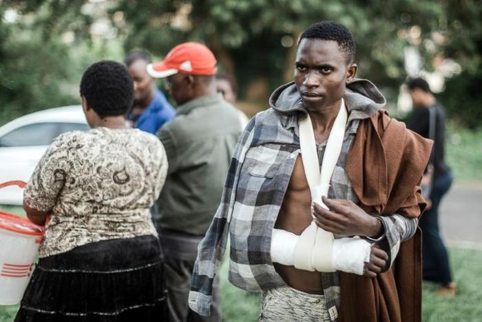 Immigrants bear the brunt of anger resulting from chronic unemployment and limited progress made by poor black people since South Africa's white-minority rule ended in 1994