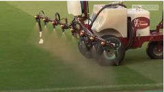 Man Utd spray garlic on Old Trafford pitch before Liverpool clash